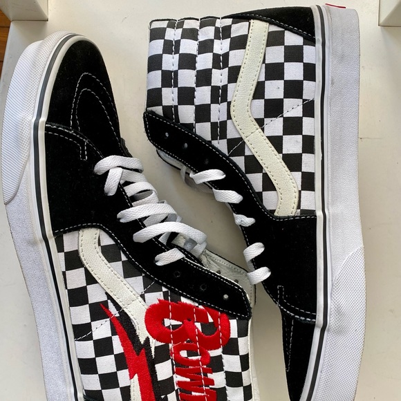 Vans Sk8 Ziggy Stardust Diamond Dogs Bowie High Tops. NWT Men’s 9 Wmn’s 10.5. - Picture 12 of 12